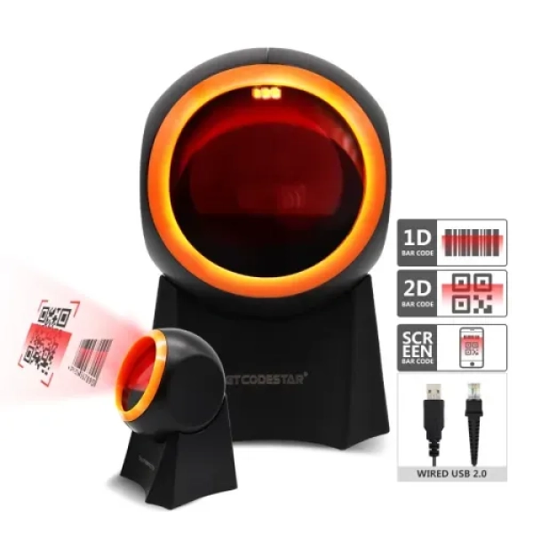 GTCODESTAR GT-8800F 2D Desktop Barcode Scanner